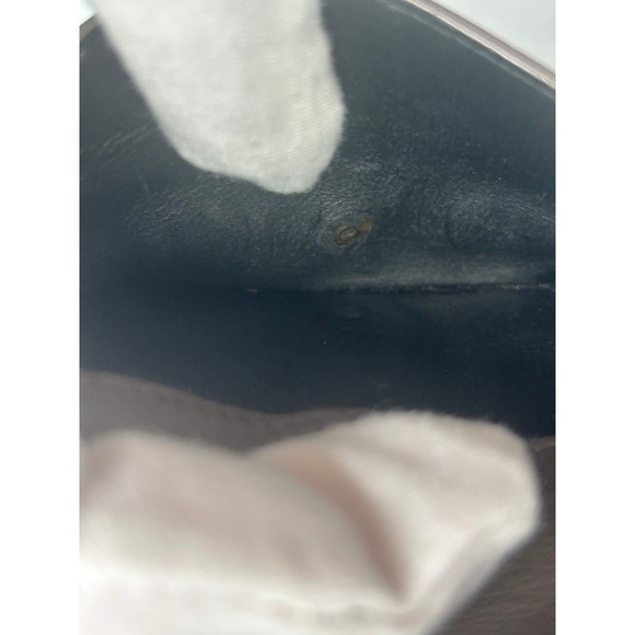 Saint Laurent Paris Tri Fold Wallet Gray Leather YSL Logo Snap Closure#285 - Picture 5 of 6